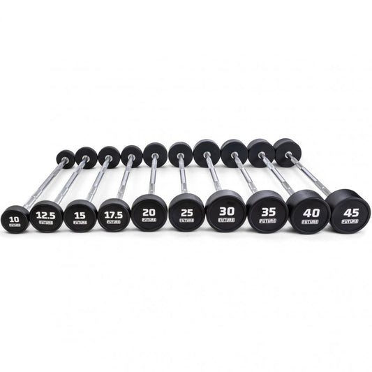 10 - 45kg Premium Urethane Barbell Set