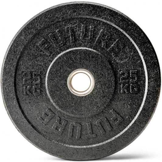 150kg Hi-Temp Black Rubber Olympic Bumper Weight Plate Set