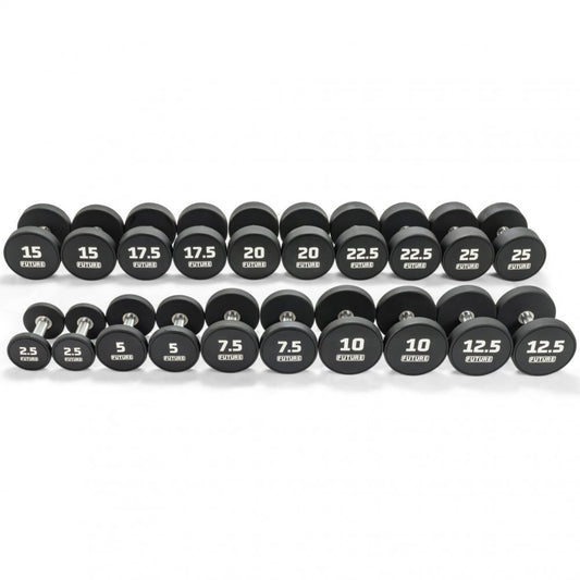2.5 - 25kg Premium Urethane Dumbbell Set