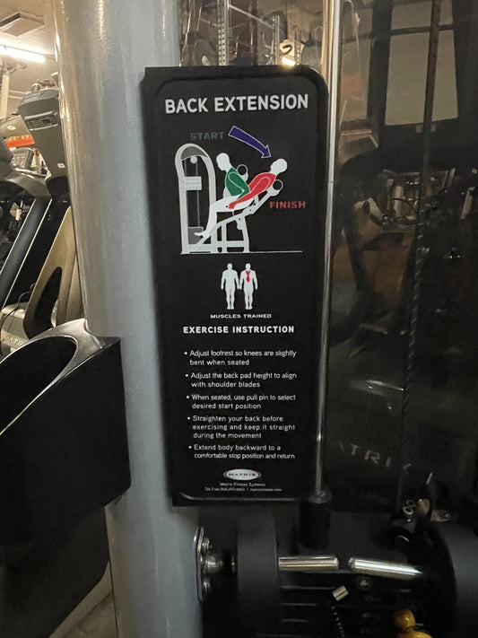 Matrix G3-S52 Back Extension Refreshed