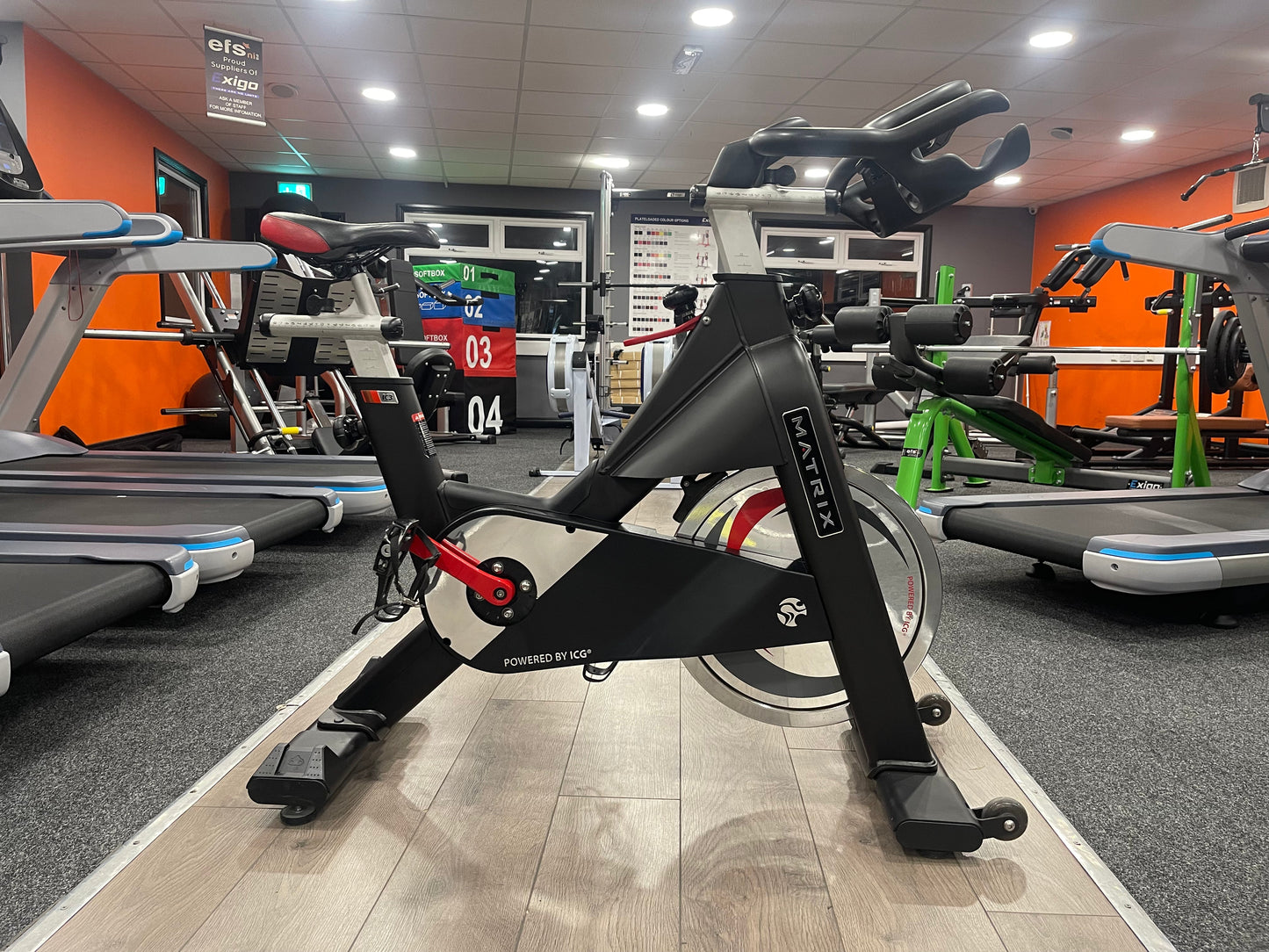 Refreshed Matrix ICG IC3 indoor cycle