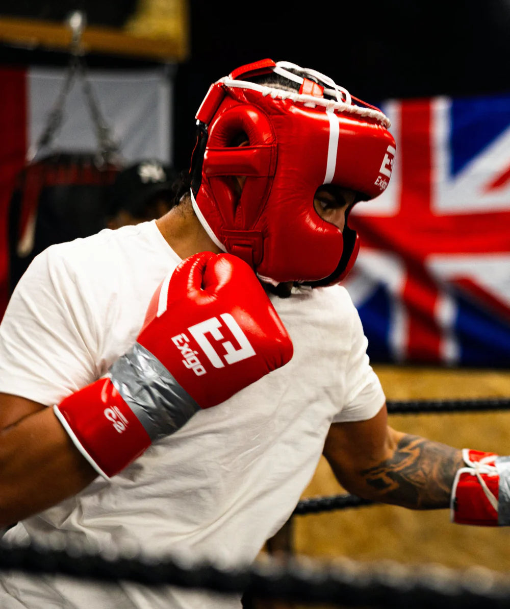Exigo® C2 Classic Leather Sparring Gloves - Lace