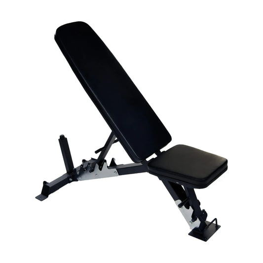 Swiss Half Rack + 100kg Garage Bumper Set + Swiss Ferox Power Bar + Swiss Adjustable Bench