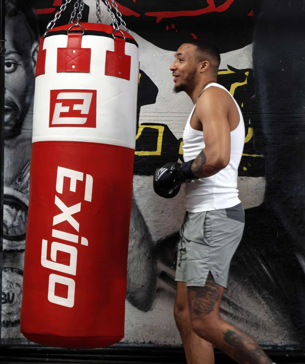 Exigo® Super Pro 4ft 6'' 75kg Immensus Leather Punch Bag
