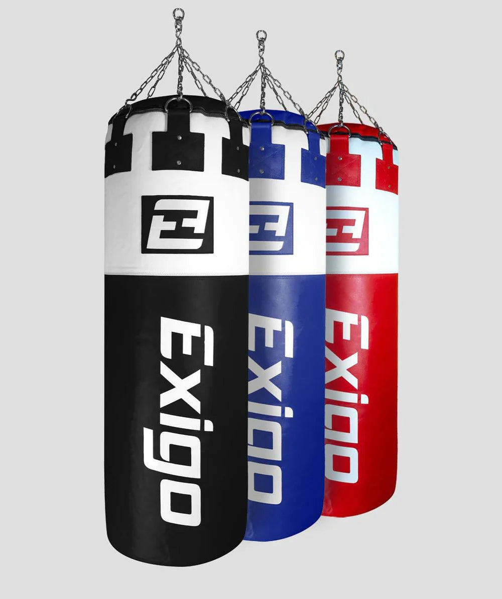 Exigo® Super Pro 4ft 6'' 75kg Immensus Leather Punch Bag