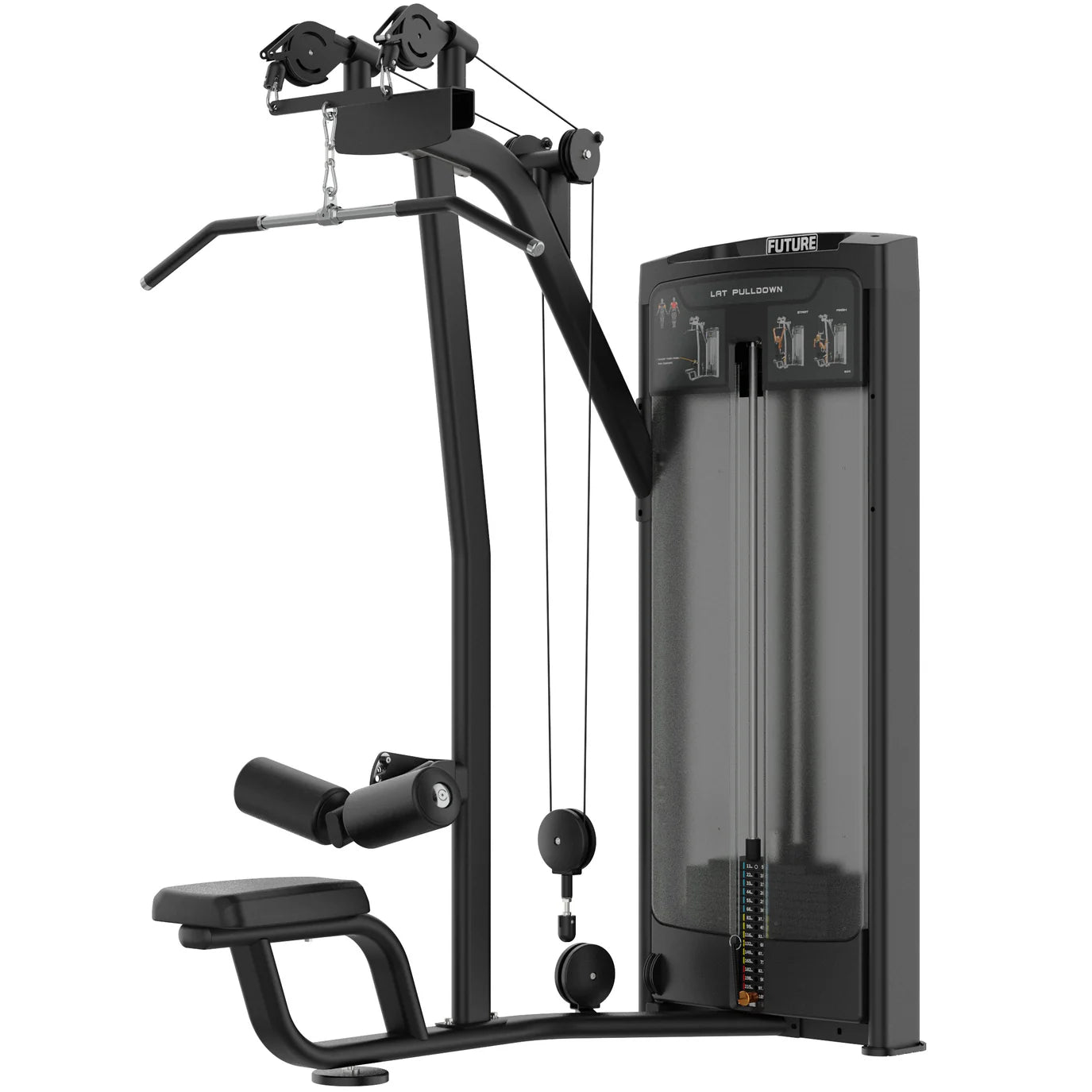 Elite Series Commercial Dual Cable Lat Pulldown