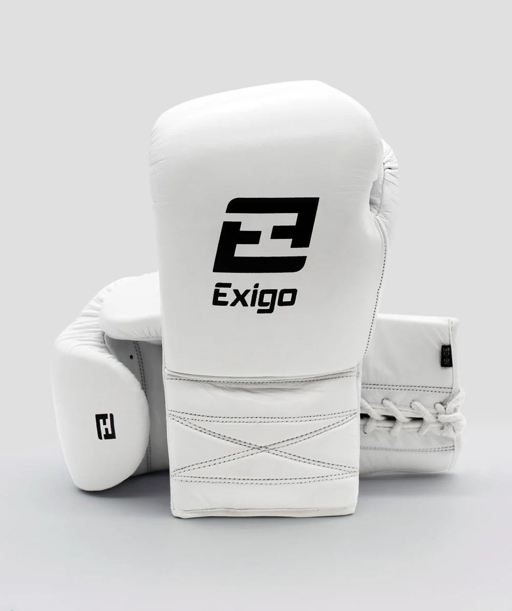 Exigo® S2 Stealth Leather Sparring Gloves - Lace