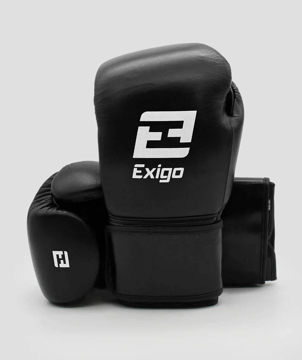 Exigo® S2 Stealth Leather Sparring Gloves - Strap