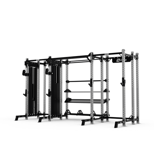 Exigo® X70 2 Bay Cable Half Rack With Storage