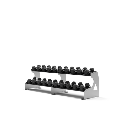 Exigo®  2.5M 2 Tier Dumbbell Rack (10 Pairs)