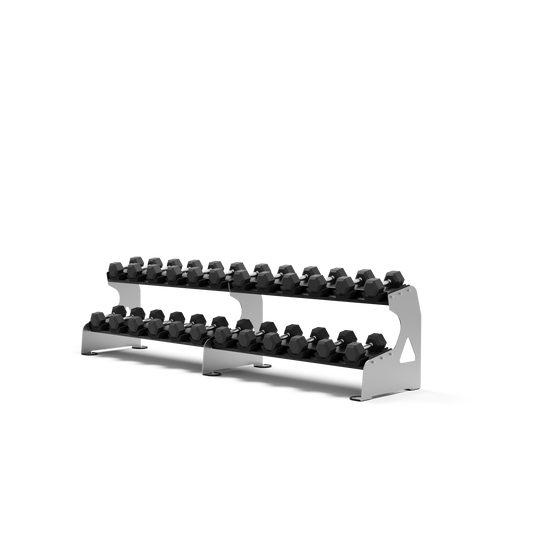 Exigo®  3M 2 Tier Dumbbell Rack (12 Pairs)