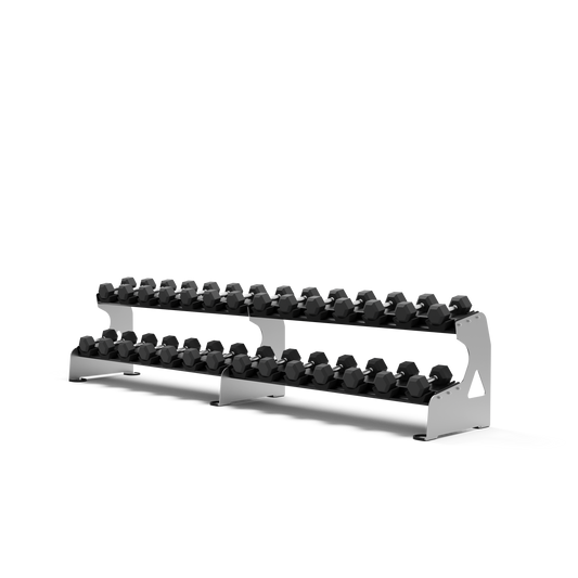 Exigo®  3.5M 2 Tier Dumbbell Rack (14 Pairs)