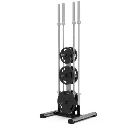 Exigo®  Olympic Weight Tree With Bar Storage