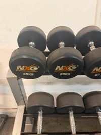 NXG Dumbbell Set 5kg–50kg + Storage Rack