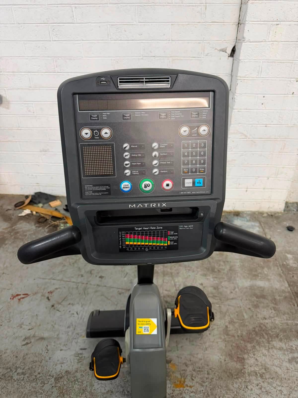 Used Matrix R5x Recline bike