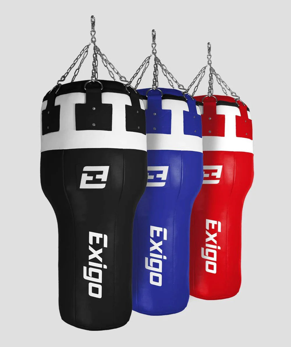 Exigo® Super Pro 3.5ft 40kg Leather Angle Punch Bag