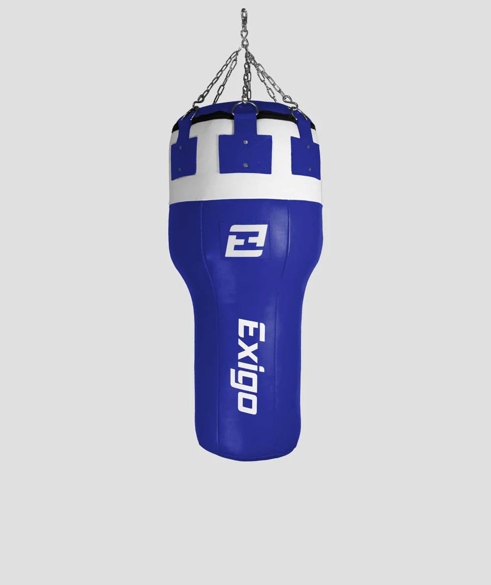 Exigo® Super Pro 3.5ft 40kg Leather Angle Punch Bag