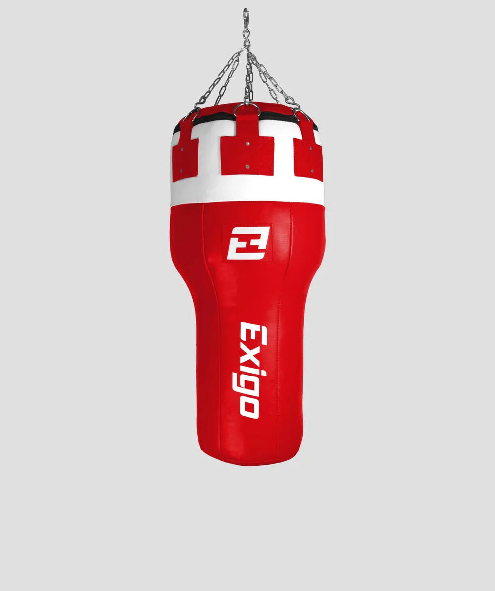 Exigo® Super Pro 3.5ft 40kg Leather Angle Punch Bag
