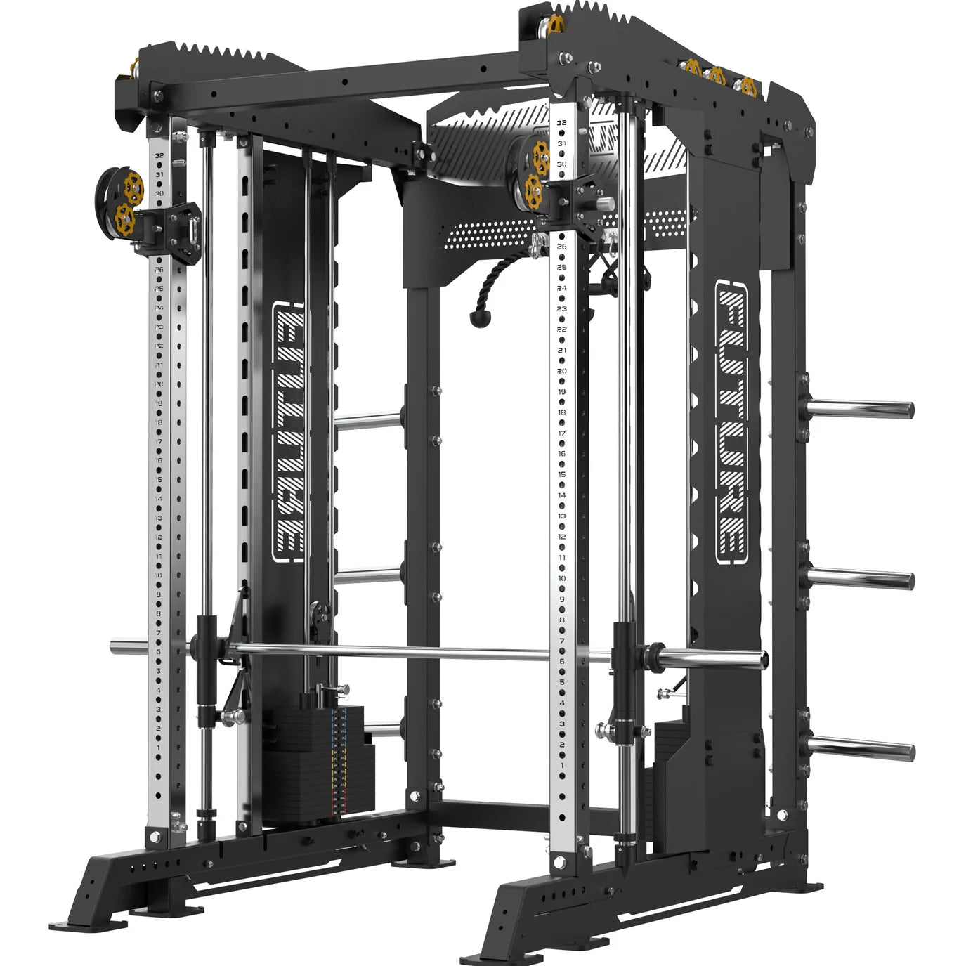 Elite Series Commercial Functional Trainer & Smith Machine Combi
