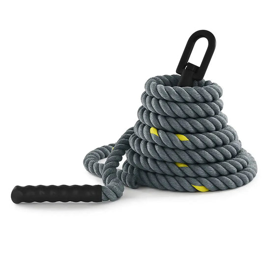 BATTLE ROPE WITH HOOK (FOR SLEDS, NOT CLIMBING)