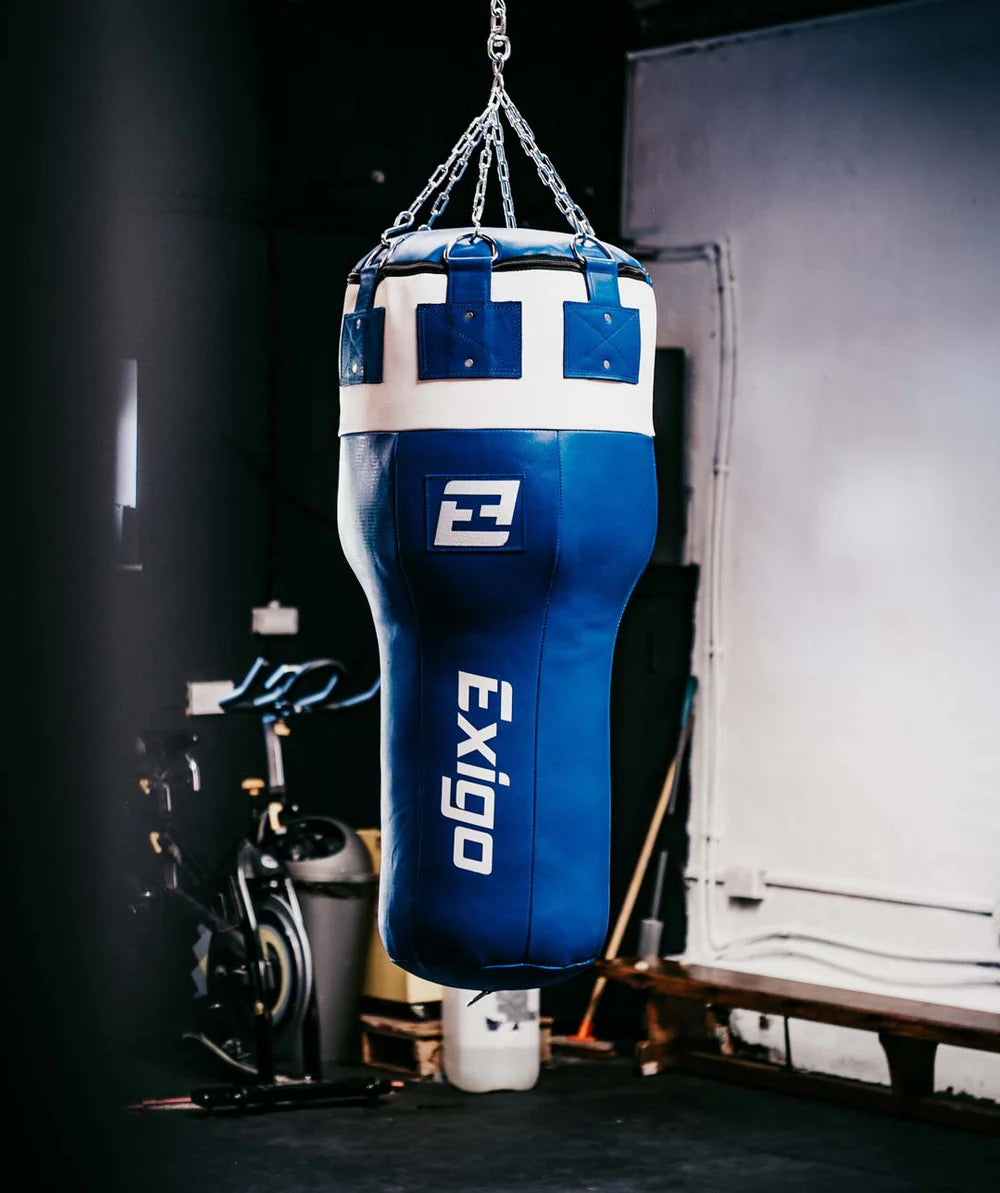 Exigo® Super Pro 3.5ft 40kg Leather Angle Punch Bag