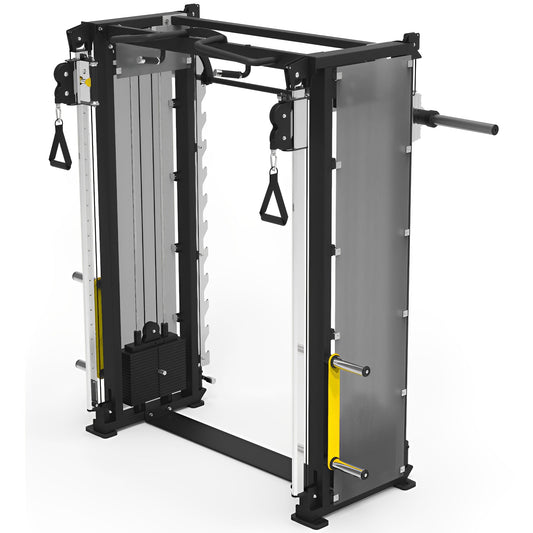 Dual Adjustable Pulley Functional Trainer & Smith Machine Combi